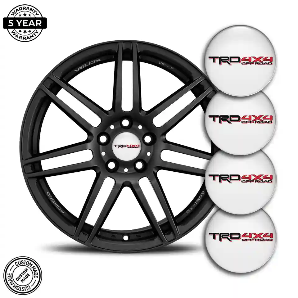Toyota TRD Domed Sticker Premium Edition