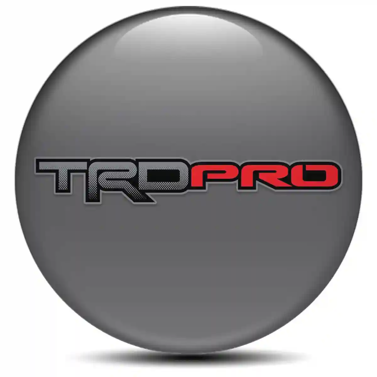 Toyota TRD Domed Sticker Self-Adhesive Luxury Edition