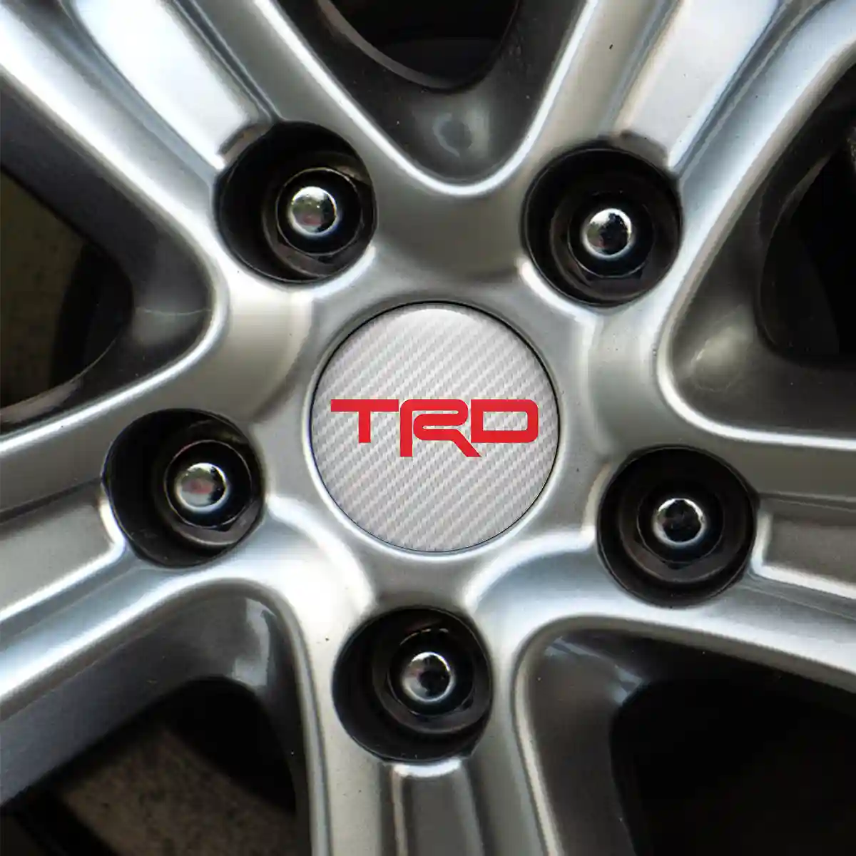 Toyota TRD Domed Sticker Self-Adhesive Tuning Car
