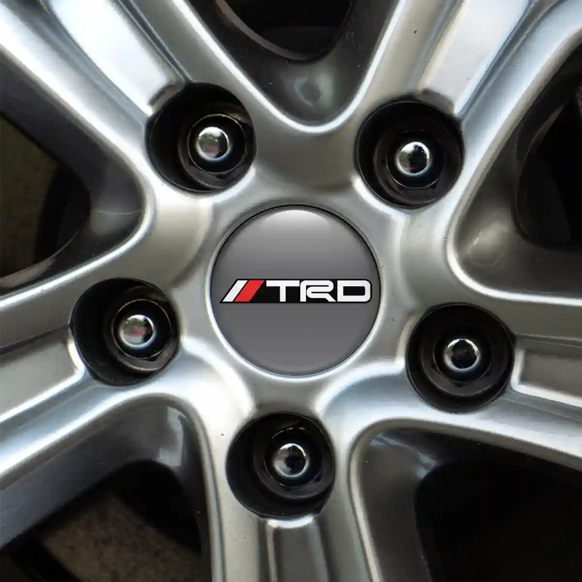 Toyota TRD Domed Sticker Stylish Design