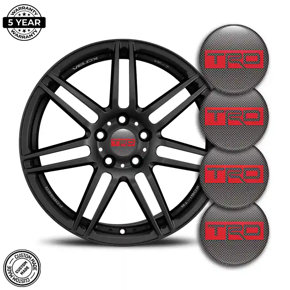 Toyota TRD Emblem Badge Self-Adhesive Premium Edition
