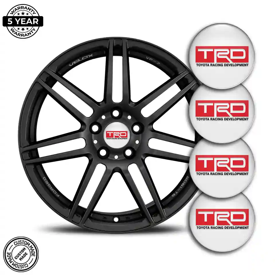 Toyota TRD Emblem Badge Tuning Car