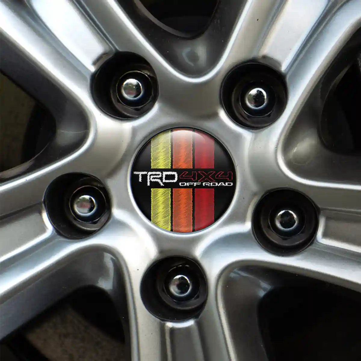 Toyota TRD Emblem Center Hub Cap Self-Adhesive Luxury Edition