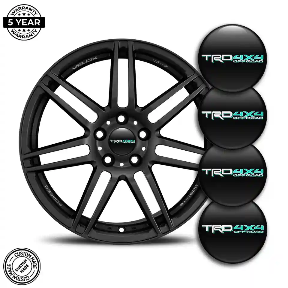 Toyota TRD Emblem Center Hub Cap Self-Adhesive Premium Resin