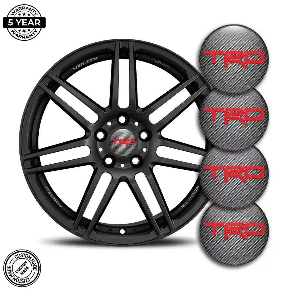 Toyota TRD Emblem Epoxy Self-Adhesive Exterior Design