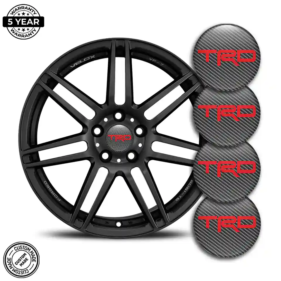 Toyota TRD Emblem Wheel Center Caps High Quality