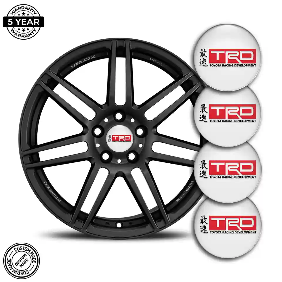 Toyota TRD Epoxy Sticker Exterior Design