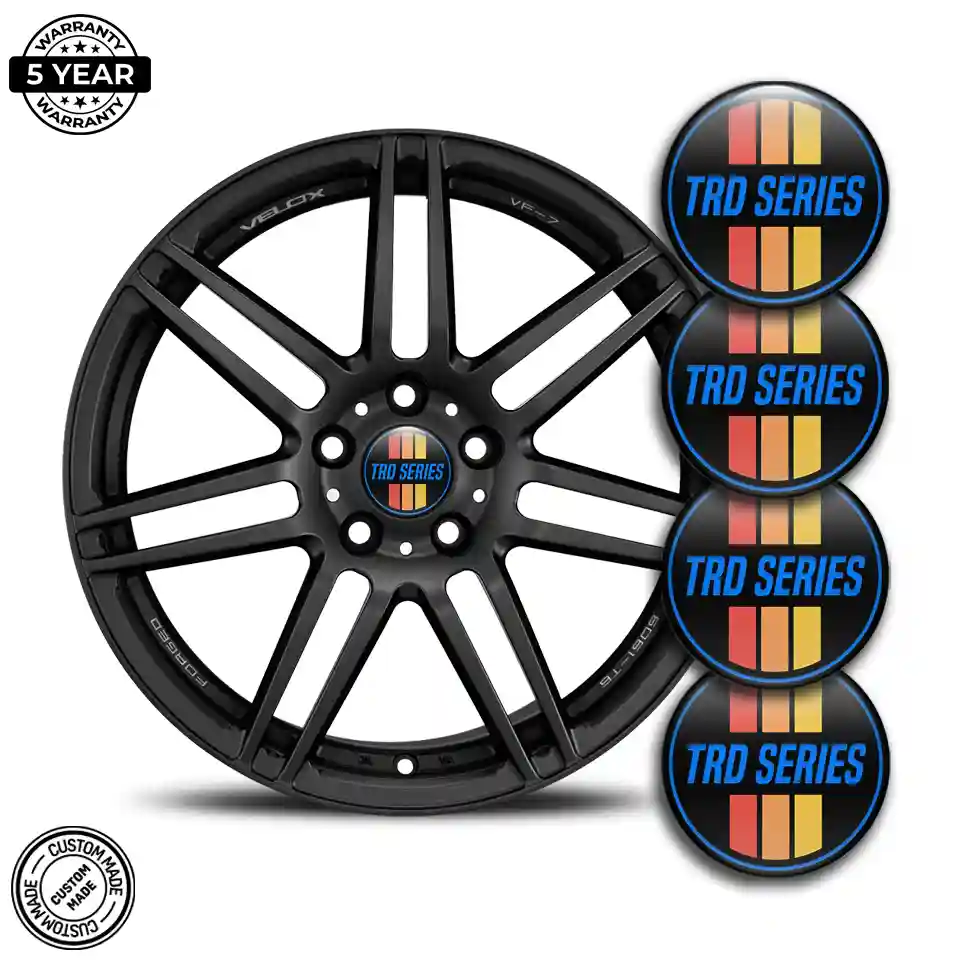 Toyota TRD Epoxy Sticker Stylish Design