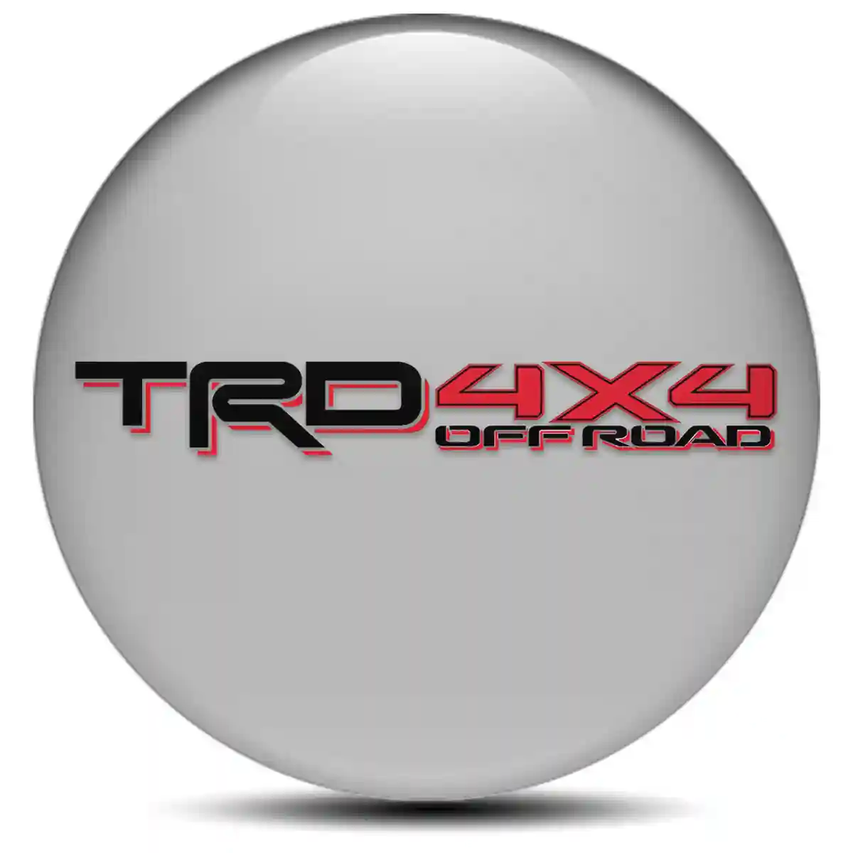 Toyota TRD Logo Silicone Badge High Quality