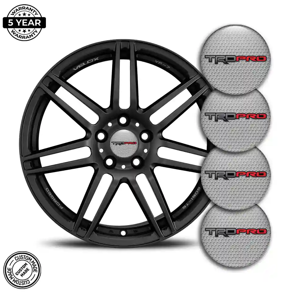 Toyota TRD Logo Silicone Badge Premium Edition