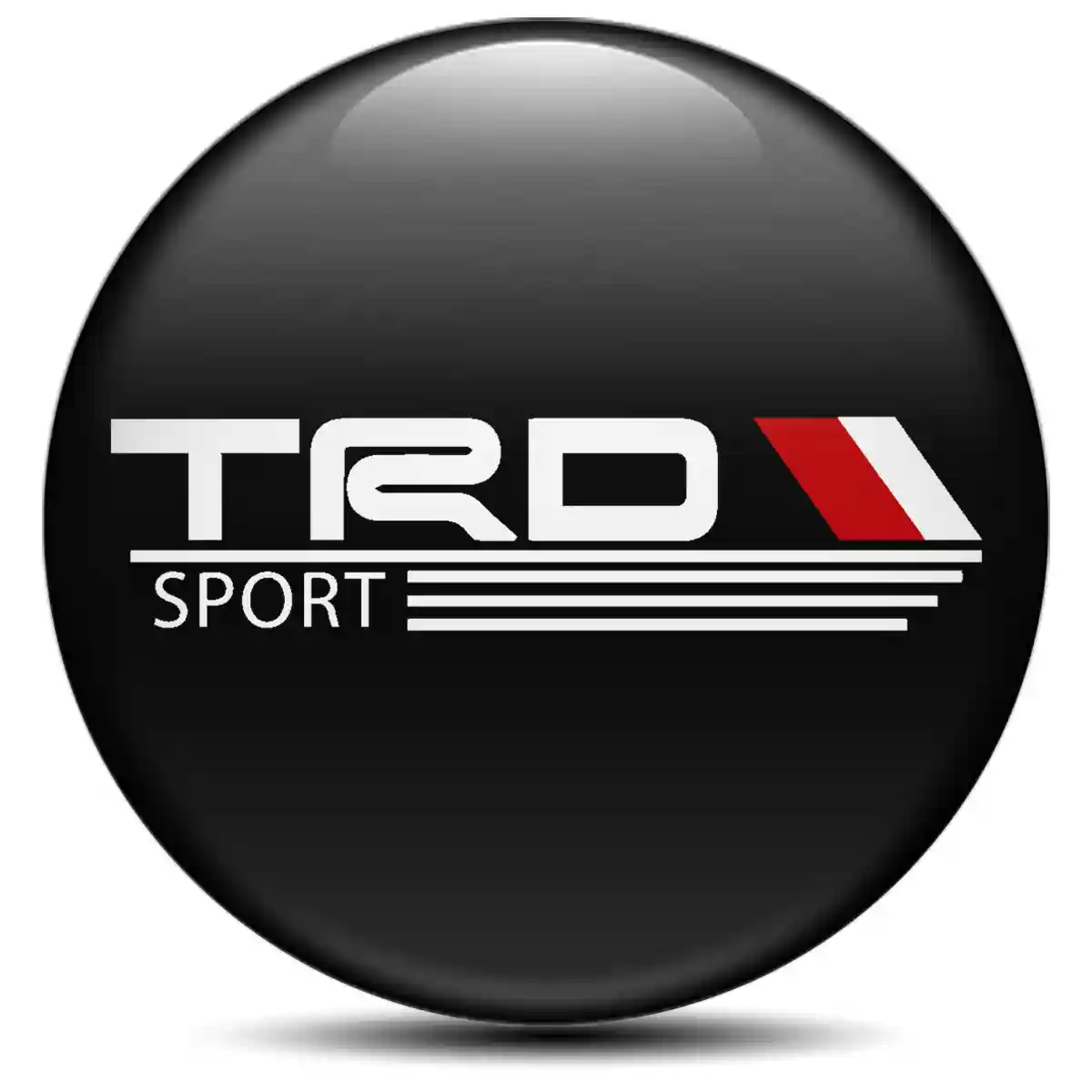 Toyota TRD Logo Silicone Badge Premium Quality