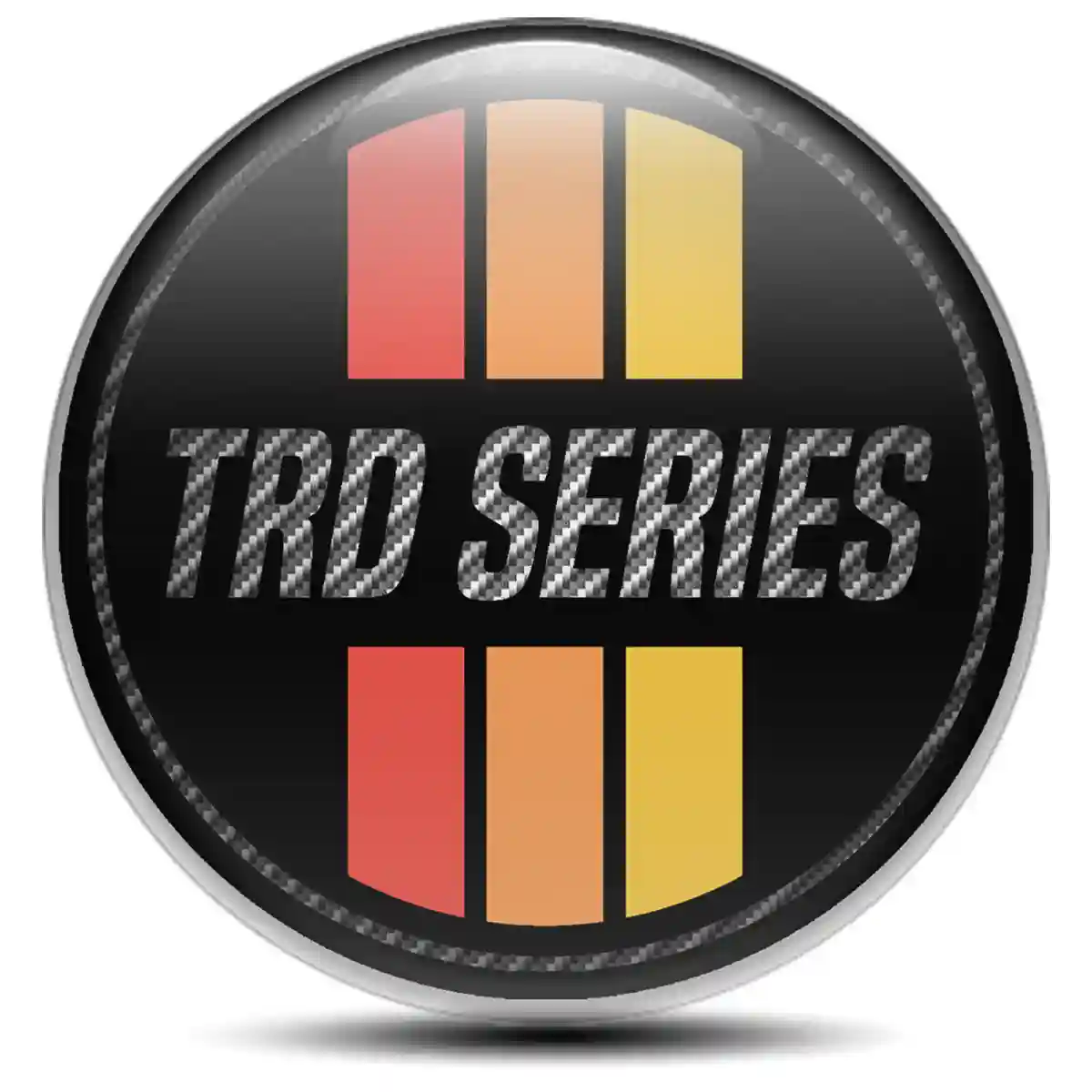 Toyota TRD Logo Silicone Badge Self-Adhesive High Quality