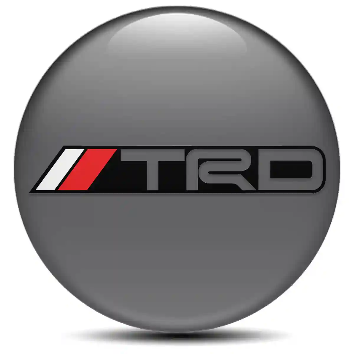 Toyota TRD Logo Silicone Badge Self-Adhesive Interior Design