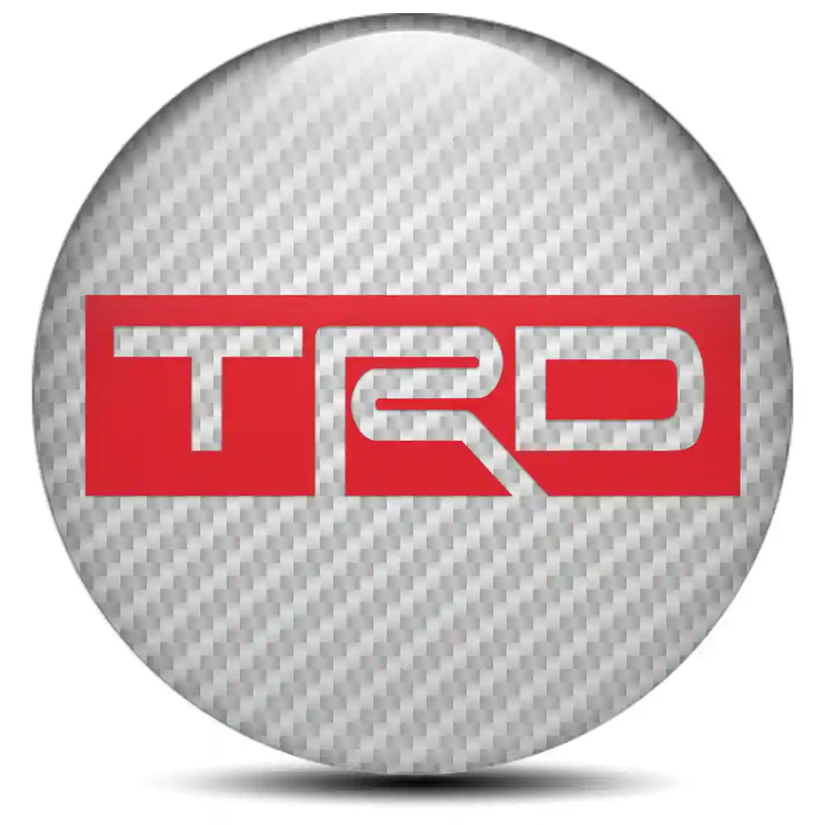 Toyota TRD Logo Silicone Badge Self-Adhesive Limited Edition