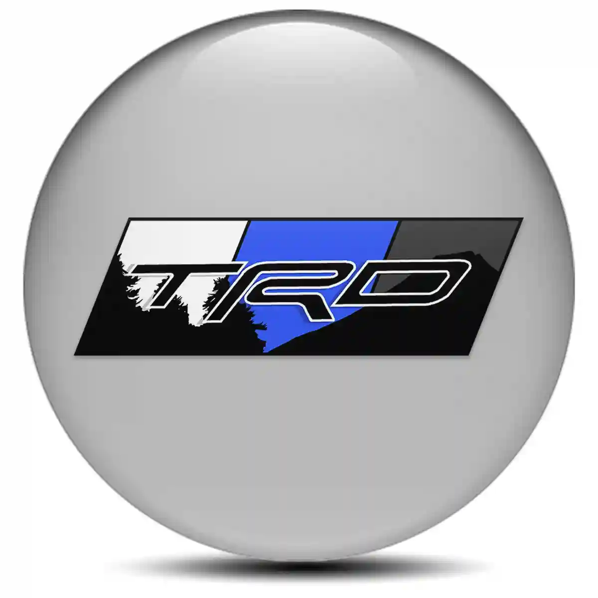 Toyota TRD Logo Silicone Badge Self-Adhesive Premium Edition