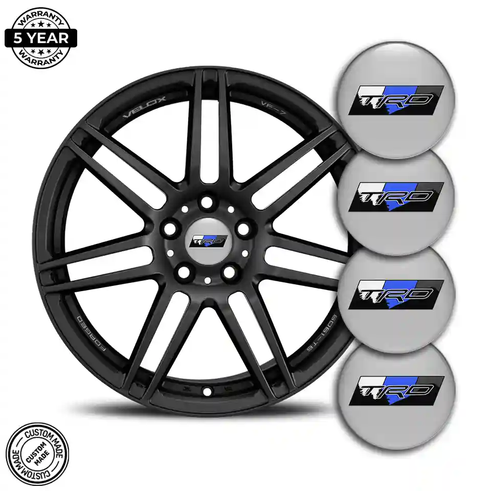 Toyota TRD Logo Silicone Badge Self-Adhesive Premium Edition