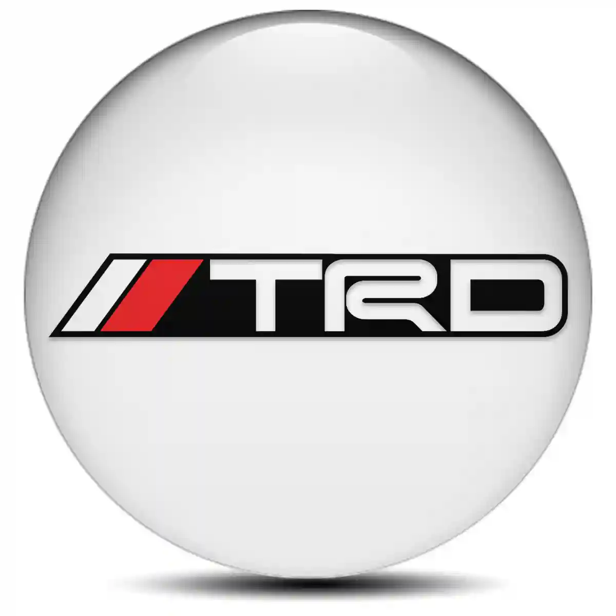 Toyota TRD Logo Silicone Badge Self-Adhesive Premium Quality