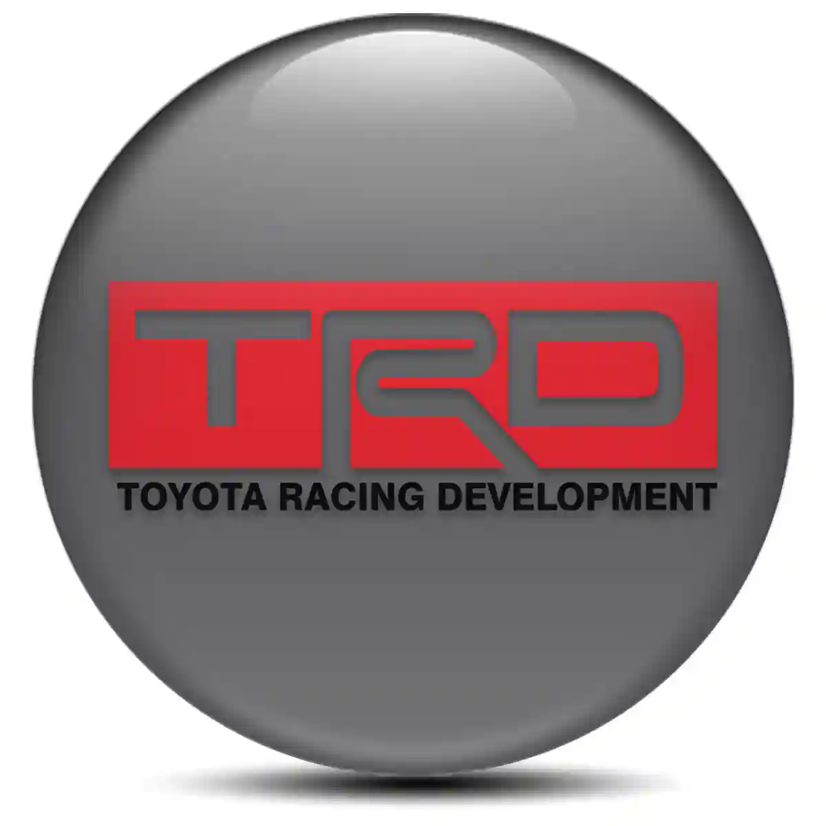 Toyota TRD Logo Silicone Badge Self-Adhesive Premium Resin