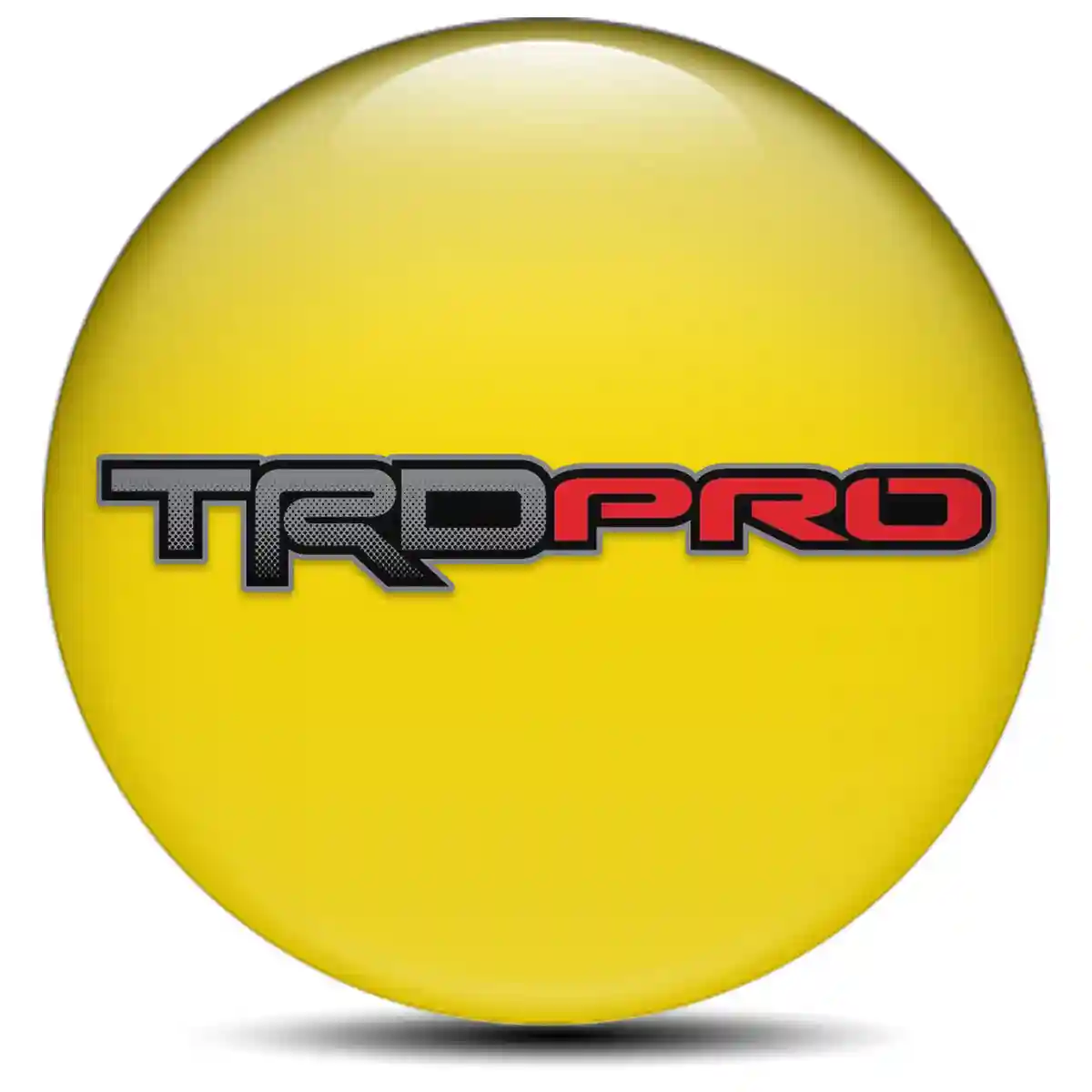 Toyota TRD Logo Silicone Badge Self-Adhesive Tuning Car