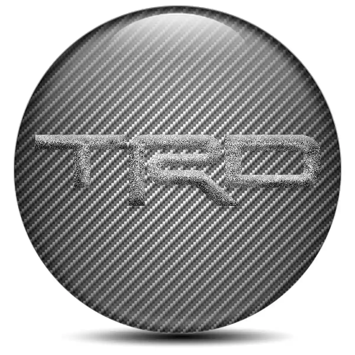 Toyota TRD Logo Silicone Emblem High Quality