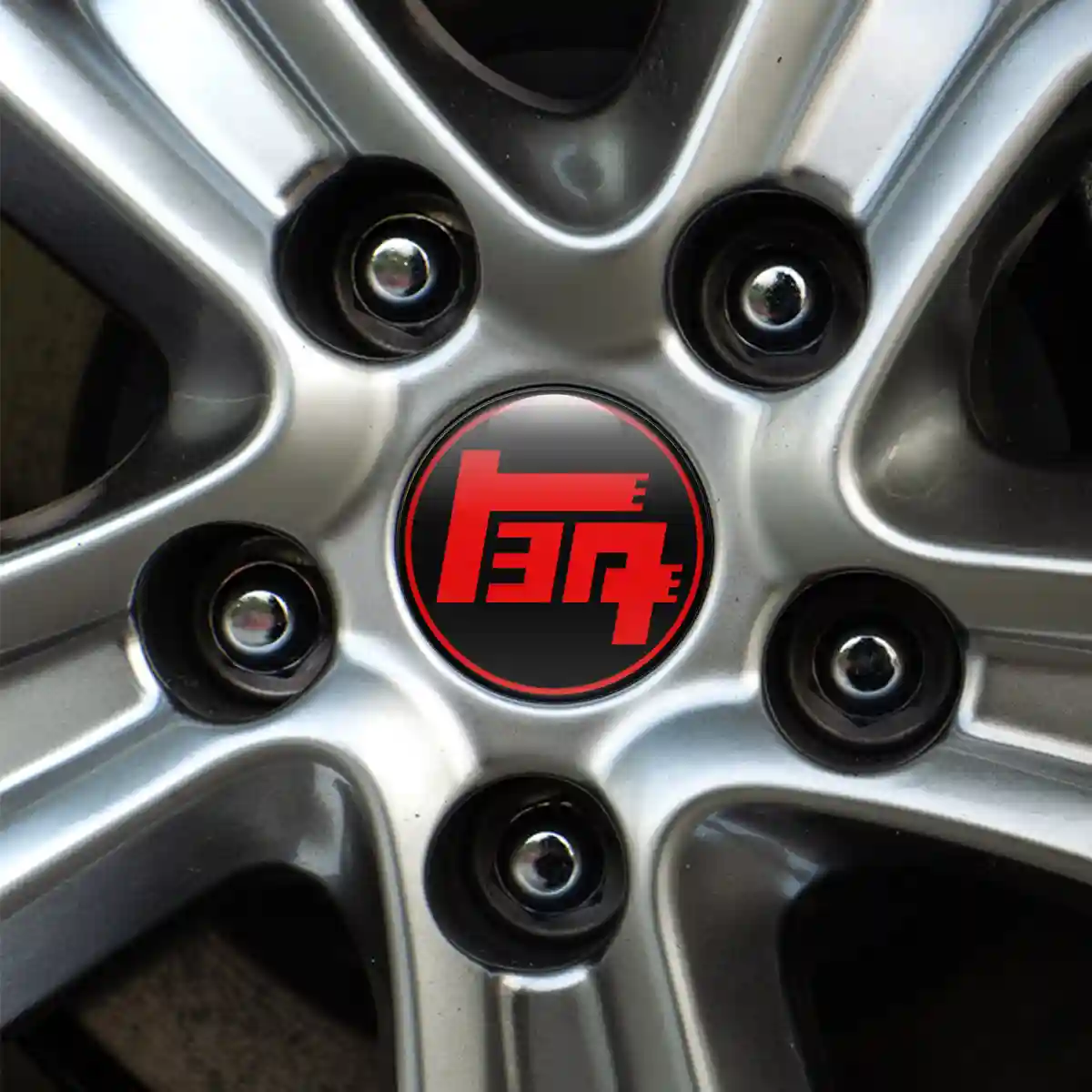 Toyota TRD Logo Silicone Emblem Interior Design