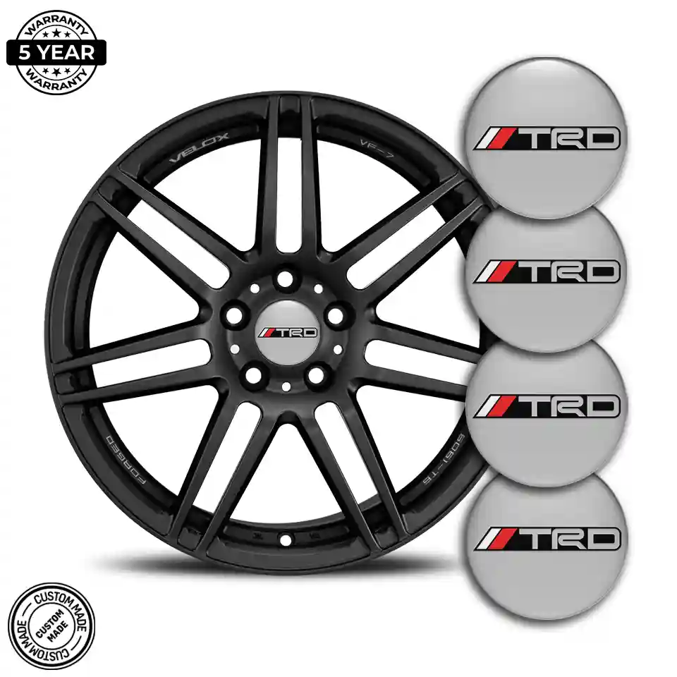 Toyota TRD Logo Silicone Emblem Luxury Edition