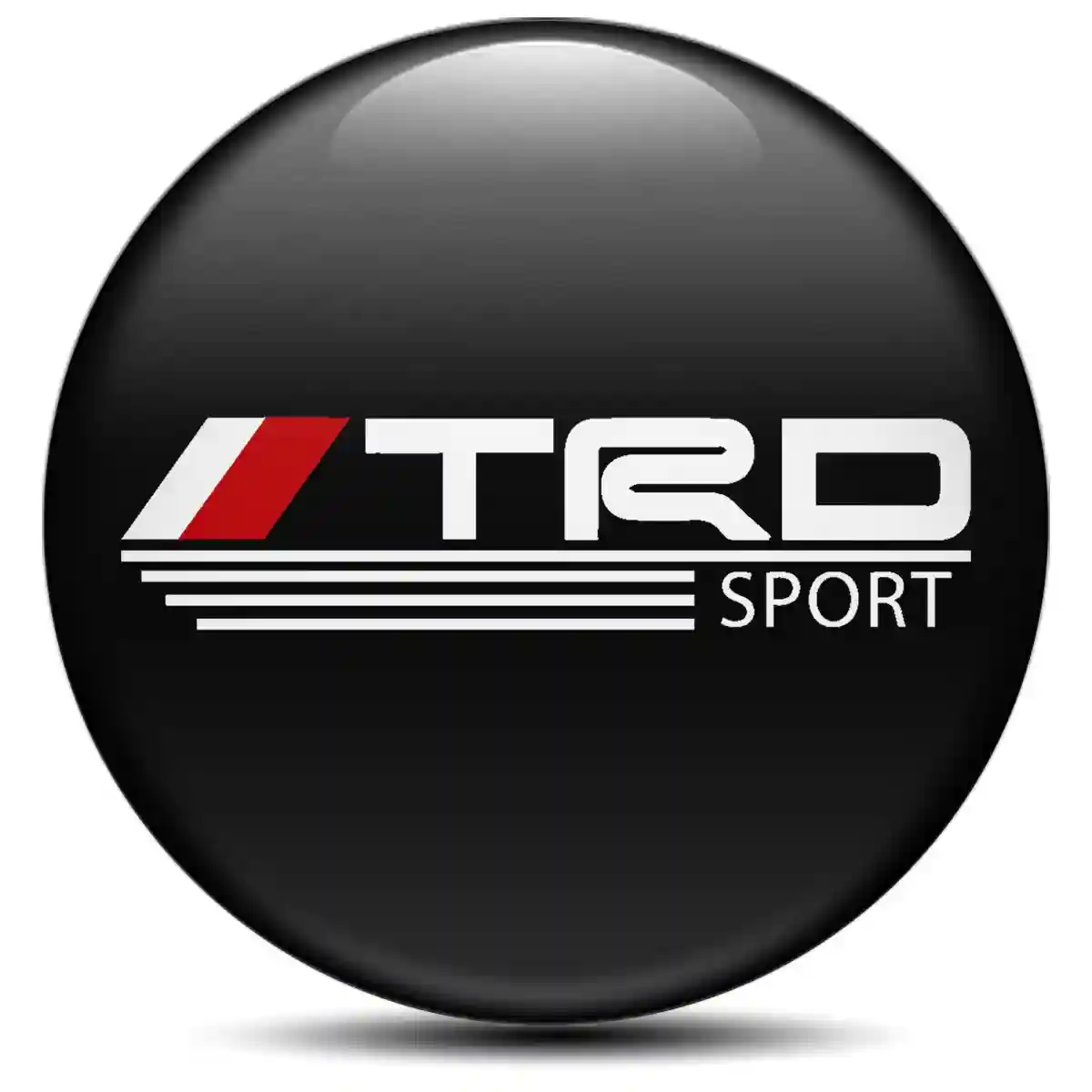 Toyota TRD Logo Silicone Emblem Self-Adhesive Exterior Design