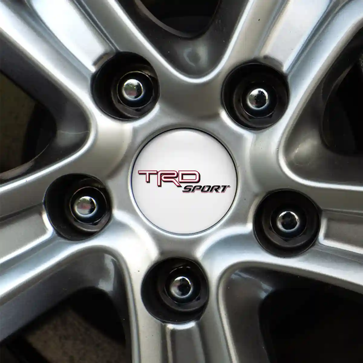 Toyota TRD Logo Silicone Emblem Self-Adhesive Interior Design
