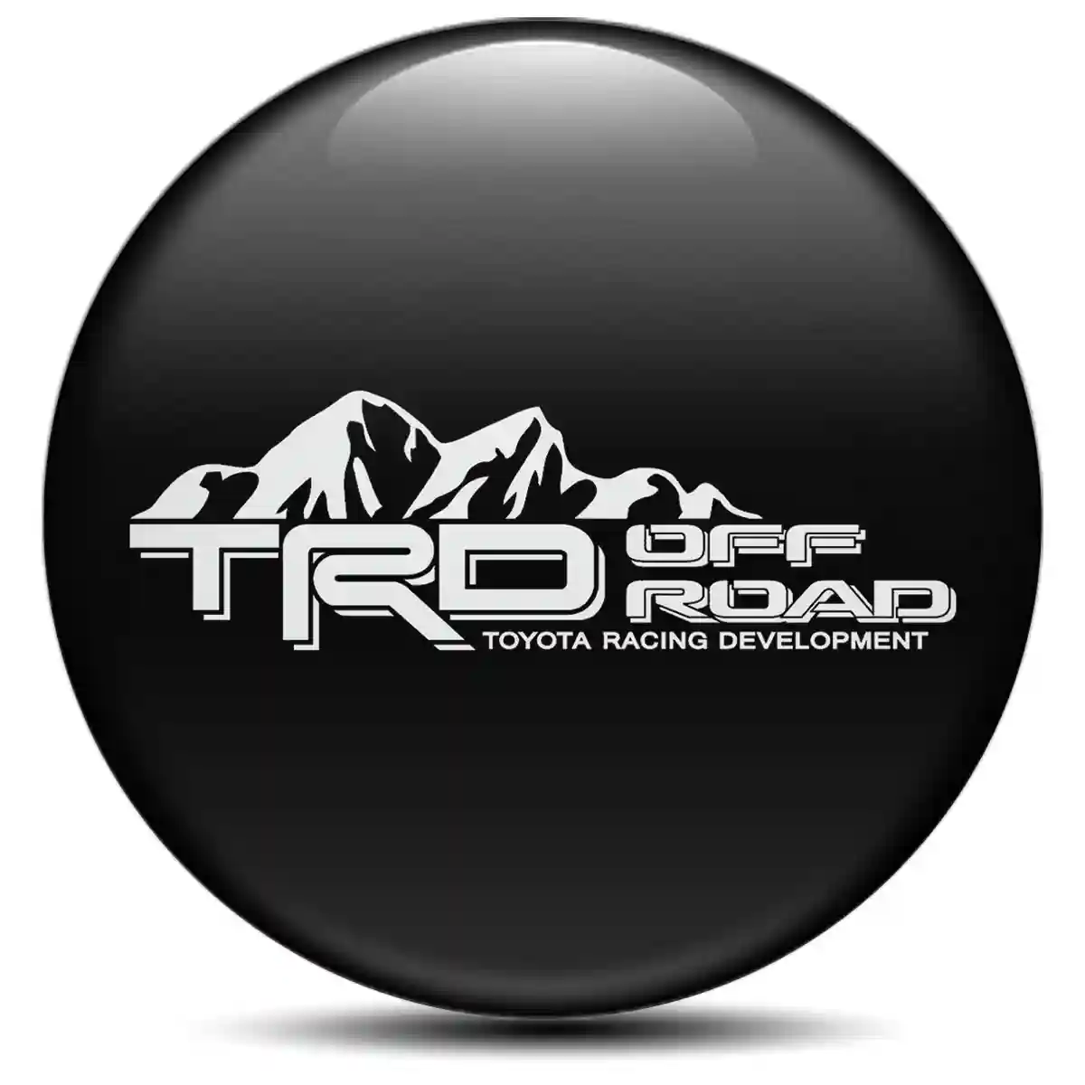 Toyota TRD Logo Silicone Emblem Self-Adhesive Limited Edition