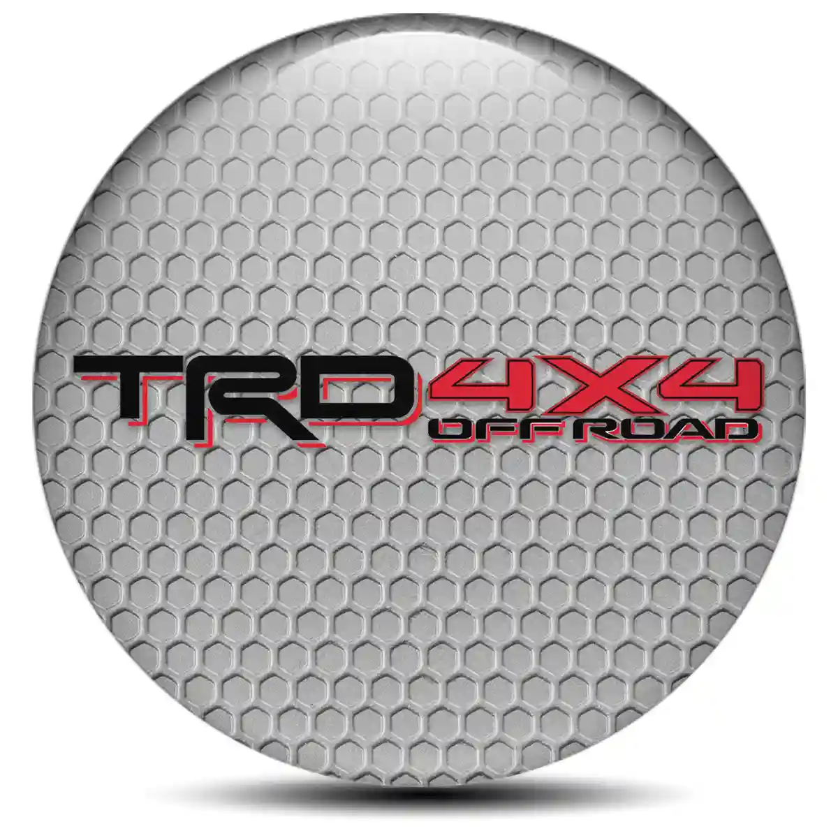 Toyota TRD Logo Silicone Emblem Self-Adhesive Premium Quality