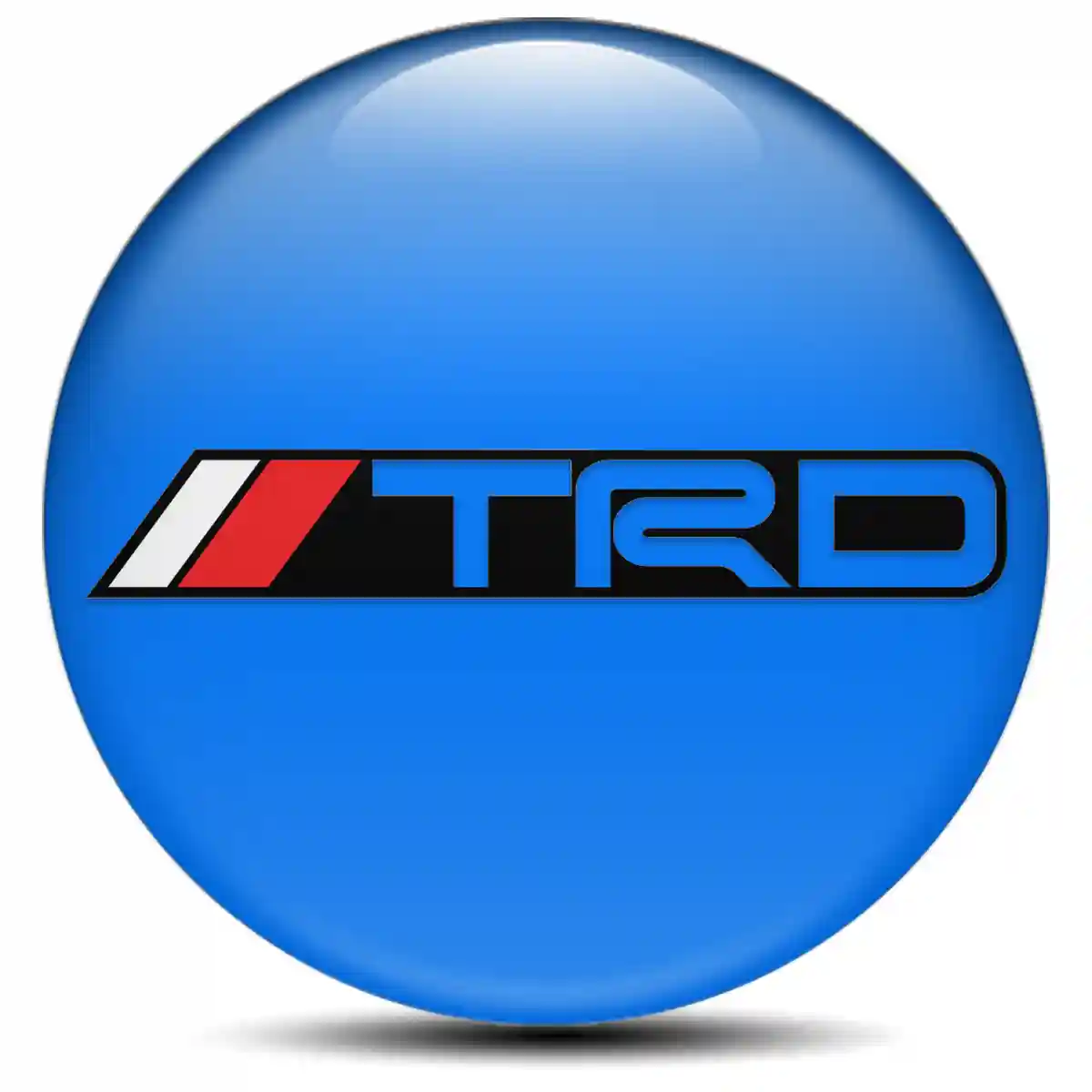Toyota TRD Logo Silicone Emblem Self-Adhesive Premium Resin