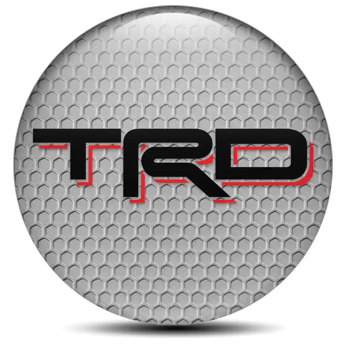 Toyota TRD Logo Silicone Sticker Interior Design