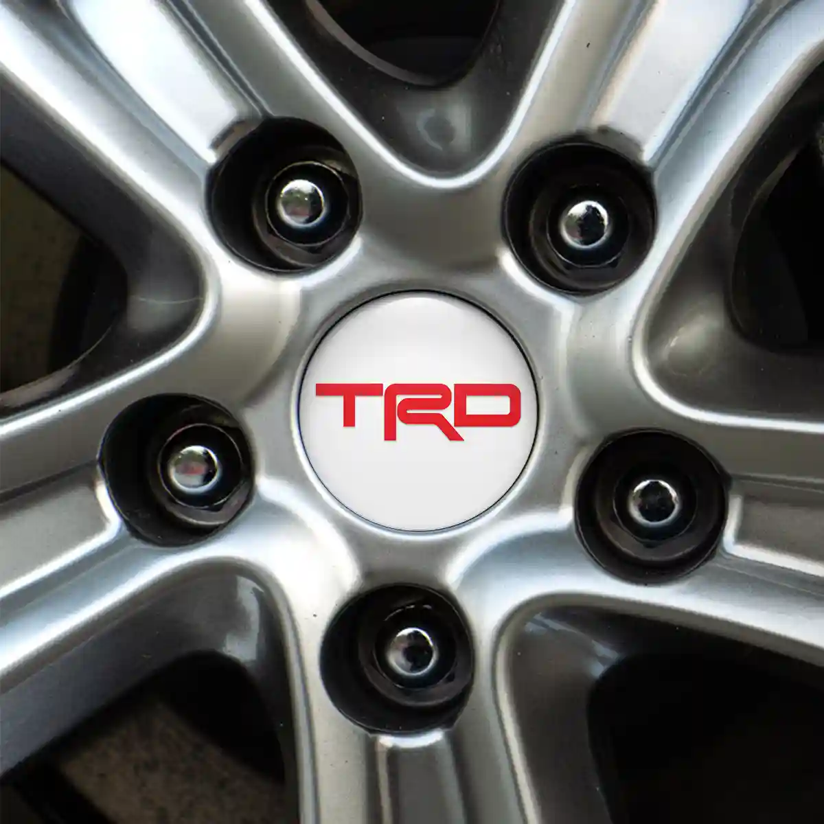 Toyota TRD Logo Silicone Sticker Luxury Edition