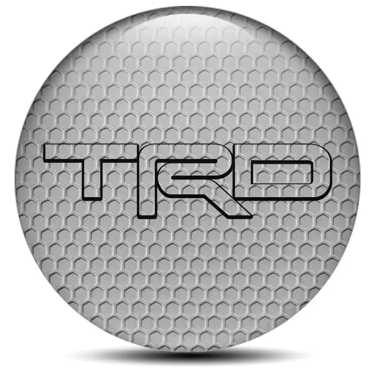 Toyota TRD Logo Silicone Sticker Premium Resin