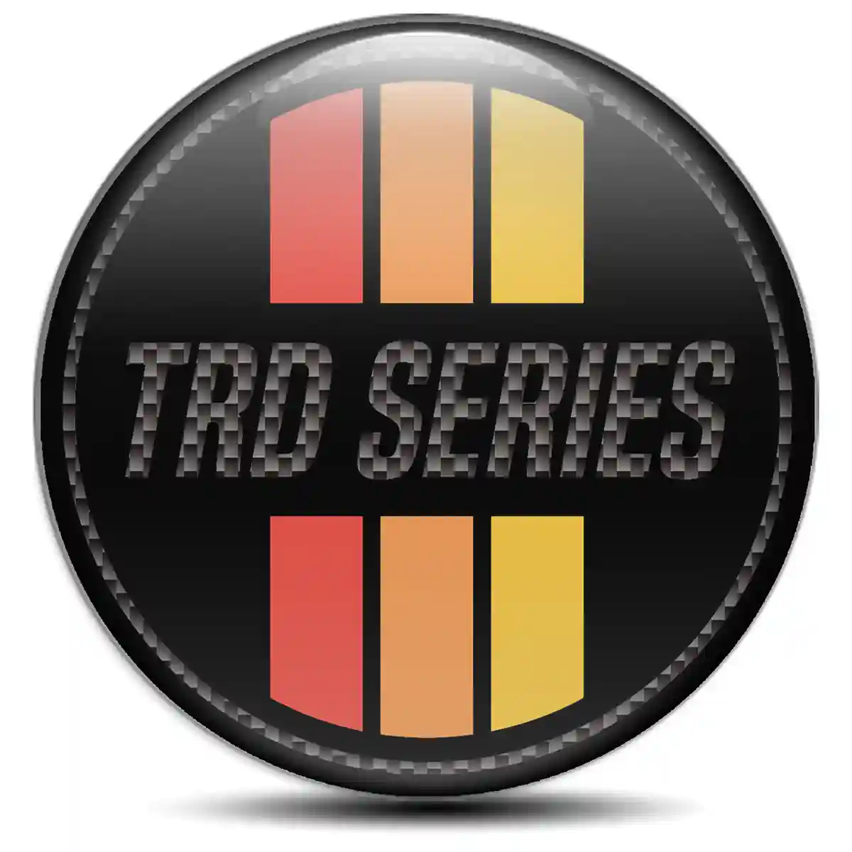 Toyota TRD Logo Silicone Sticker Self-Adhesive High Quality