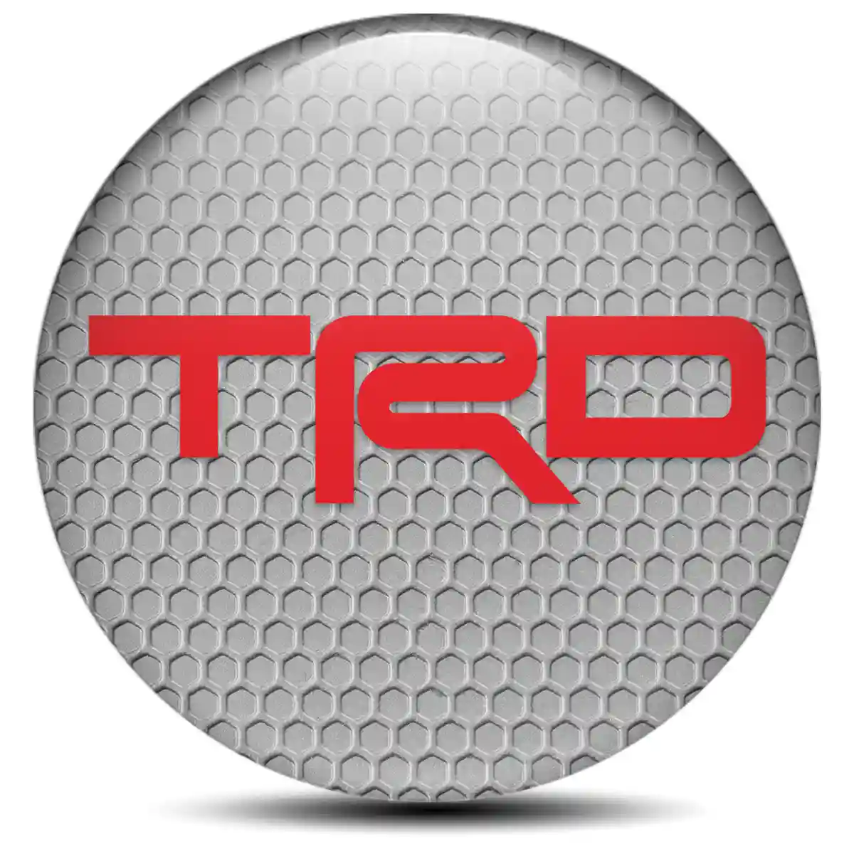 Toyota TRD Logo Silicone Sticker Self-Adhesive Premium Resin