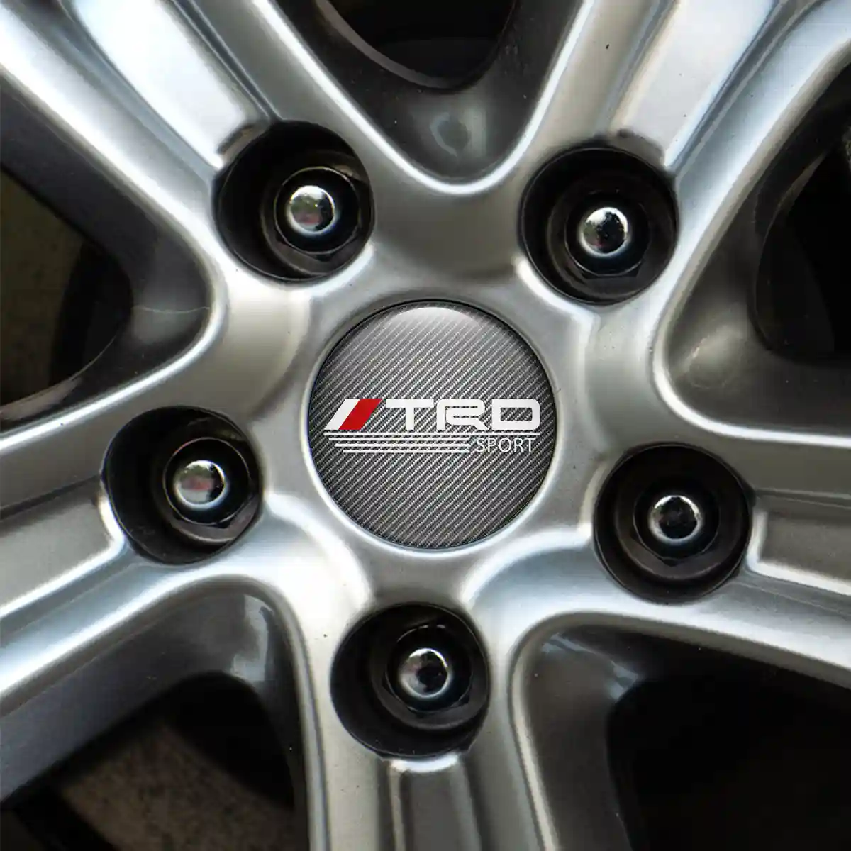 Toyota TRD Logo Silicone Sticker Stylish Design
