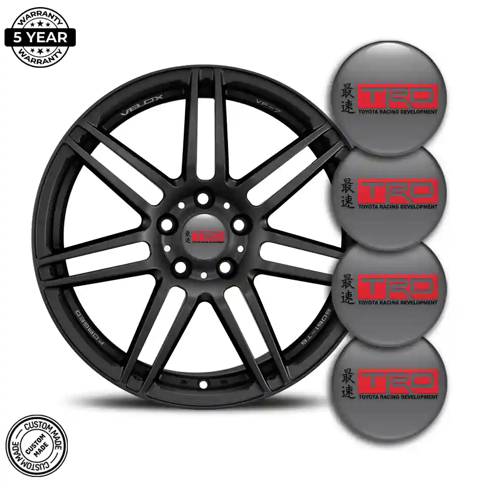 Toyota TRD Logo Sticker Interior Design