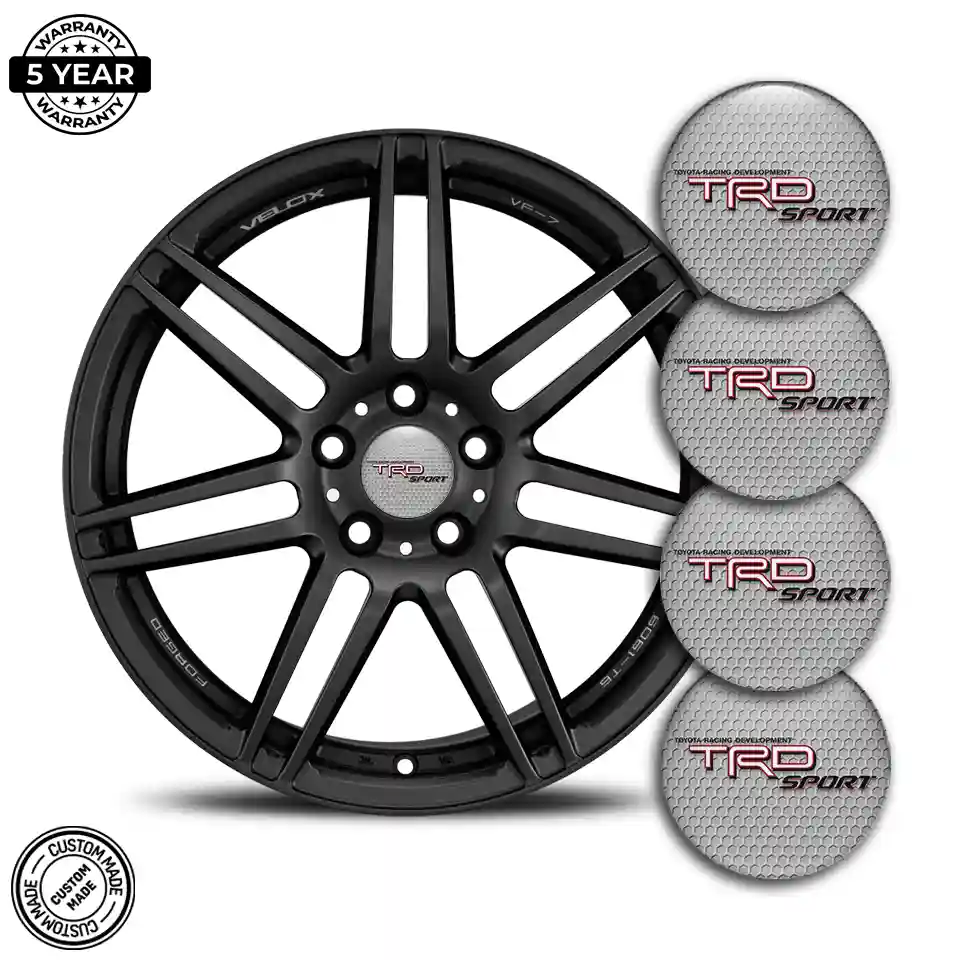 Toyota TRD Logo Sticker Tuning Car