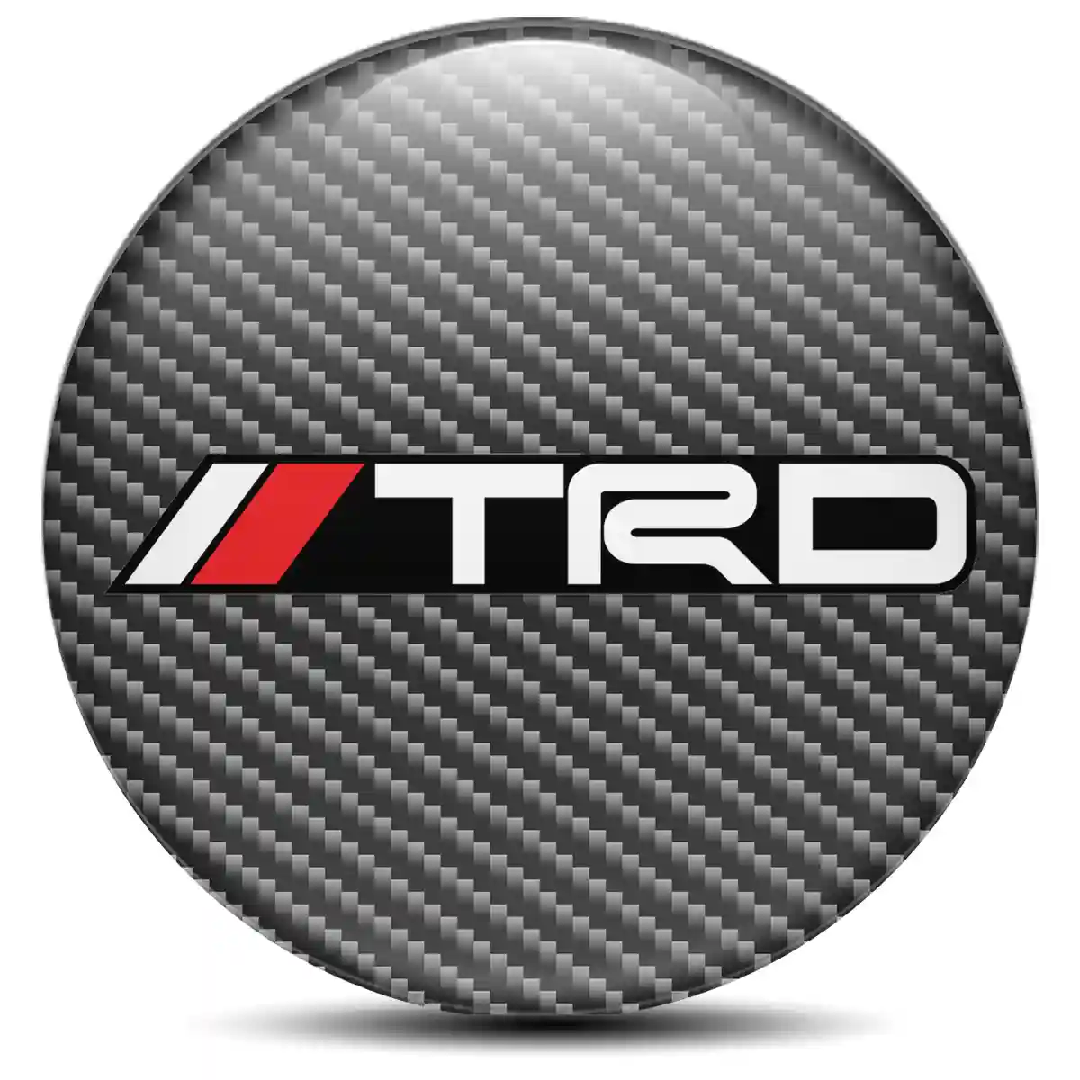Toyota TRD Silicone Emblem Self-Adhesive Exterior Design