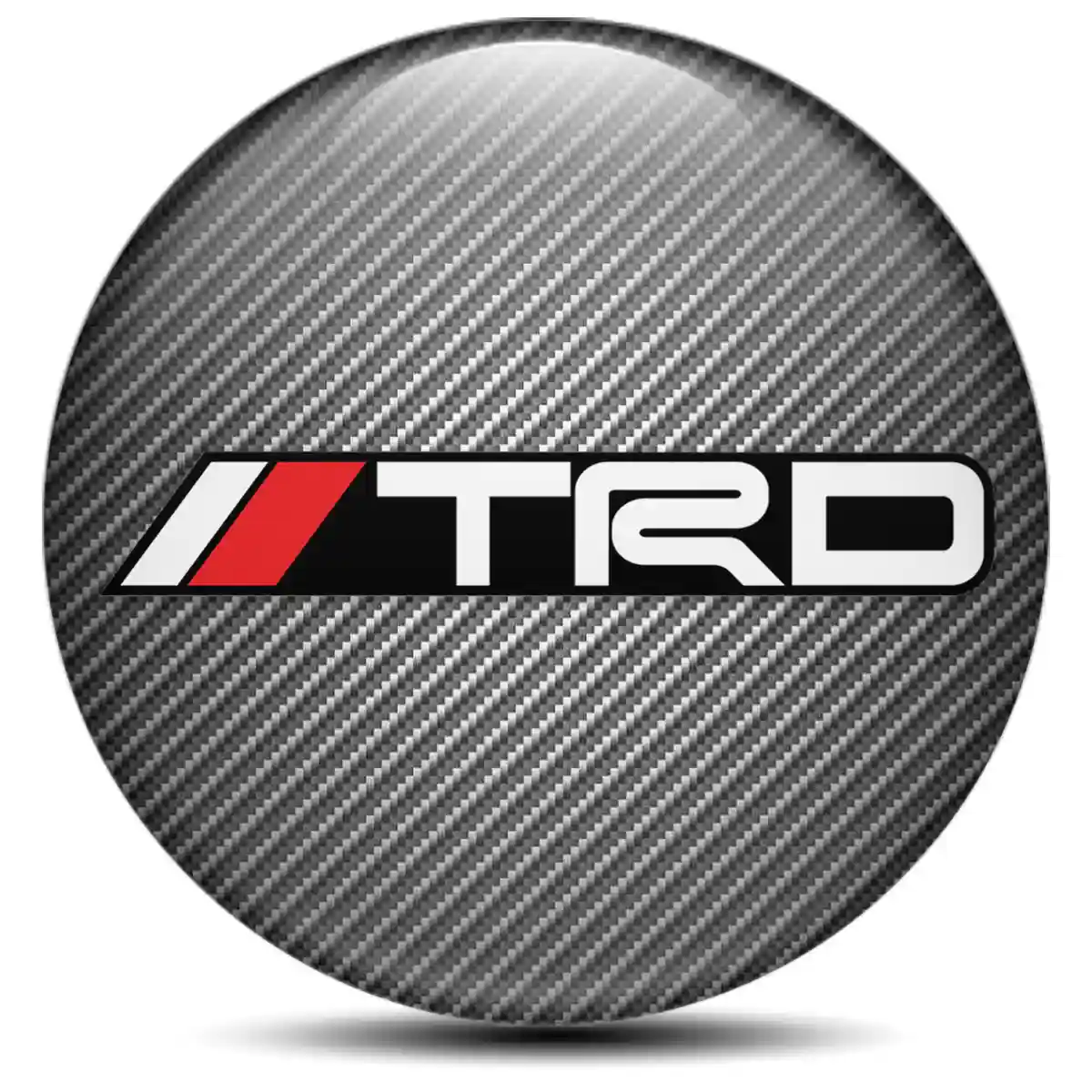Toyota TRD Silicone Emblem Self-Adhesive High Quality