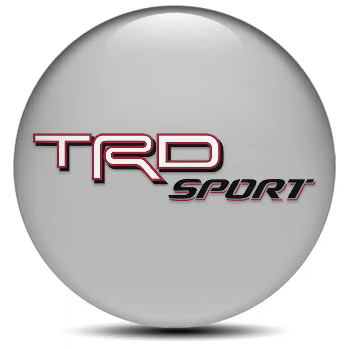Toyota TRD Silicone Emblem Self-Adhesive Stylish Design