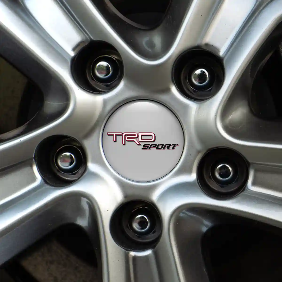 Toyota TRD Silicone Emblem Self-Adhesive Stylish Design