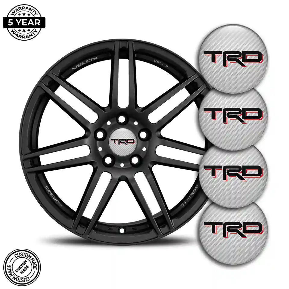 Toyota TRD Silicone Sticker Luxury Edition
