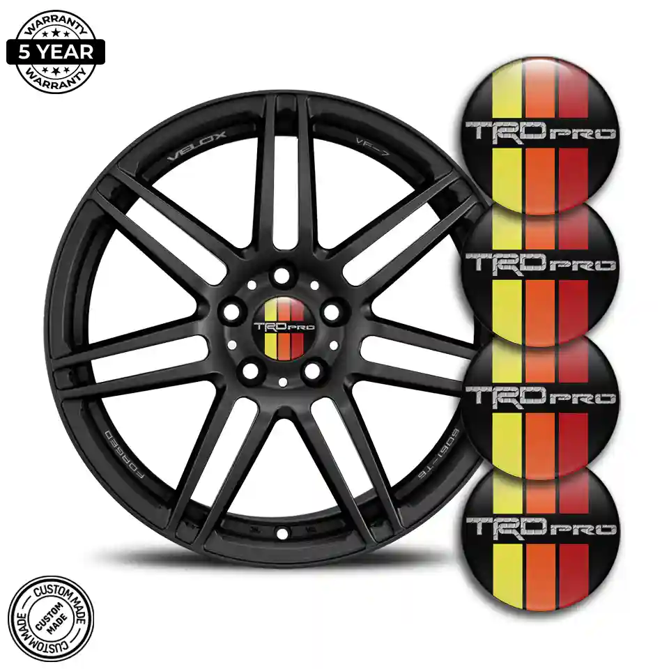 Toyota TRD Silicone Sticker Premium Edition
