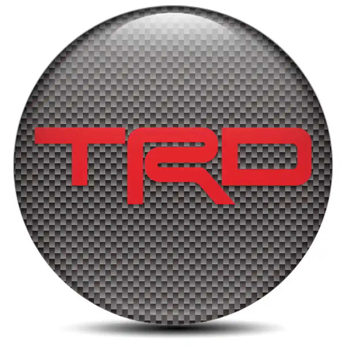 Toyota TRD Silicone Sticker Premium Resin