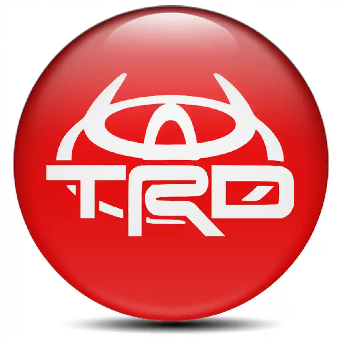 Toyota TRD Silicone Sticker Self-Adhesive Exterior Design