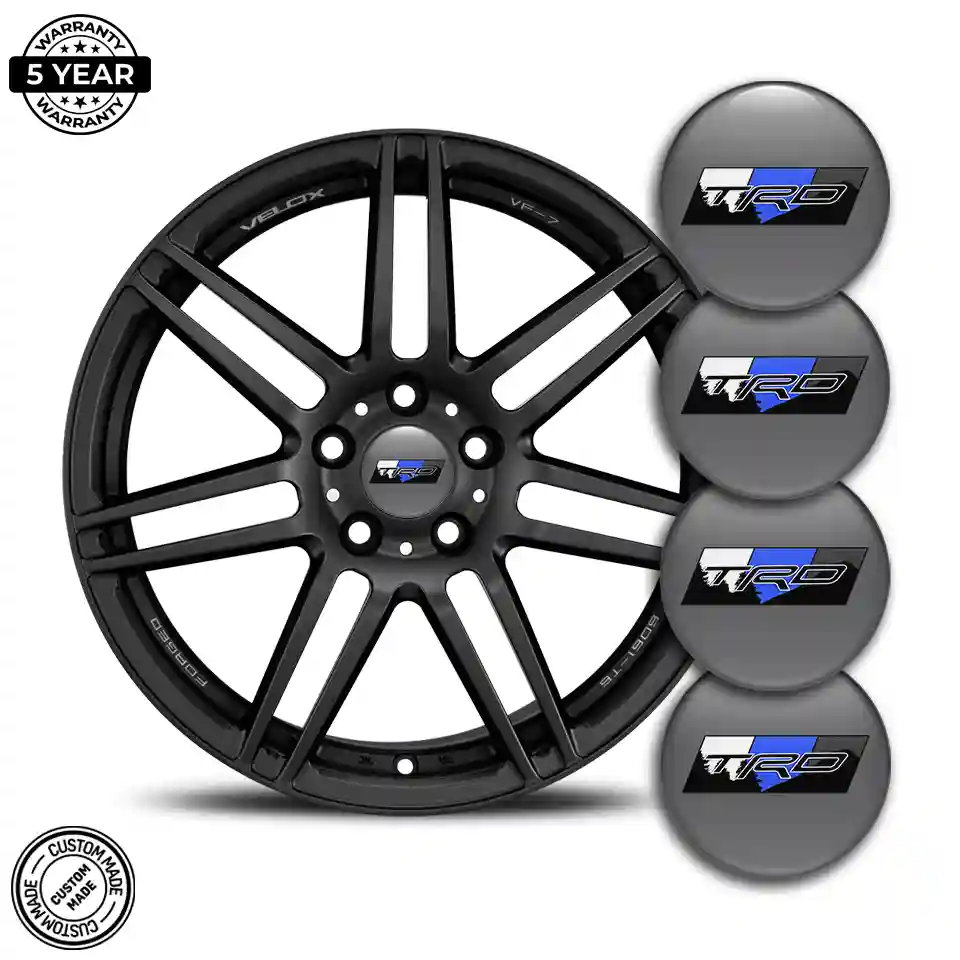 Toyota TRD Silicone Sticker Self-Adhesive Luxury Edition
