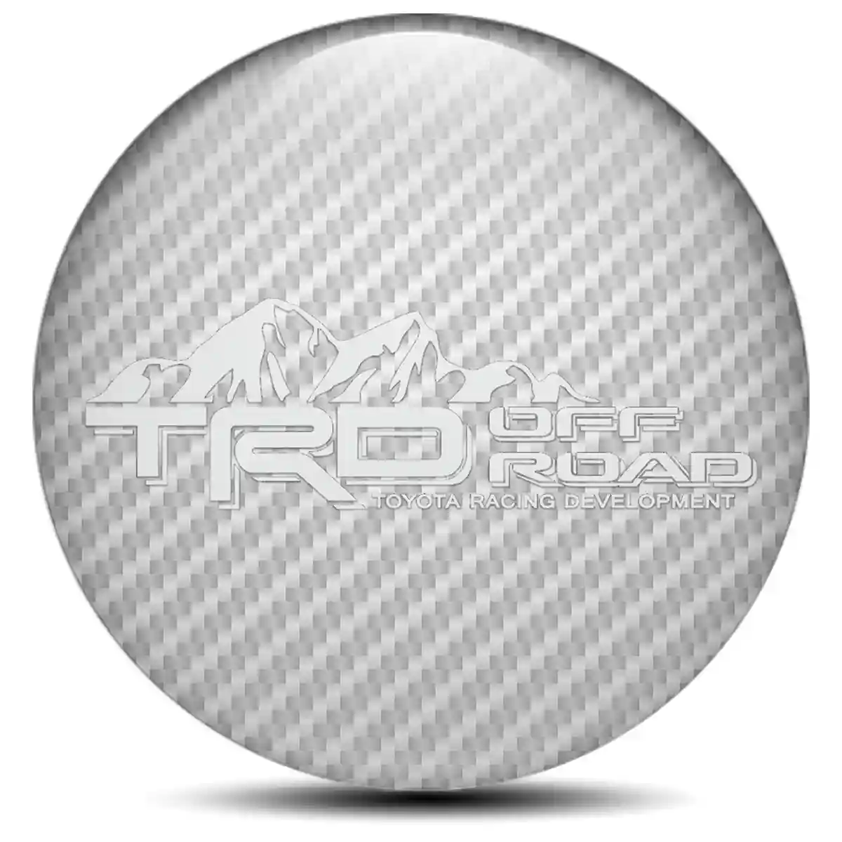Toyota TRD Silicone Sticker Self-Adhesive Stylish Design