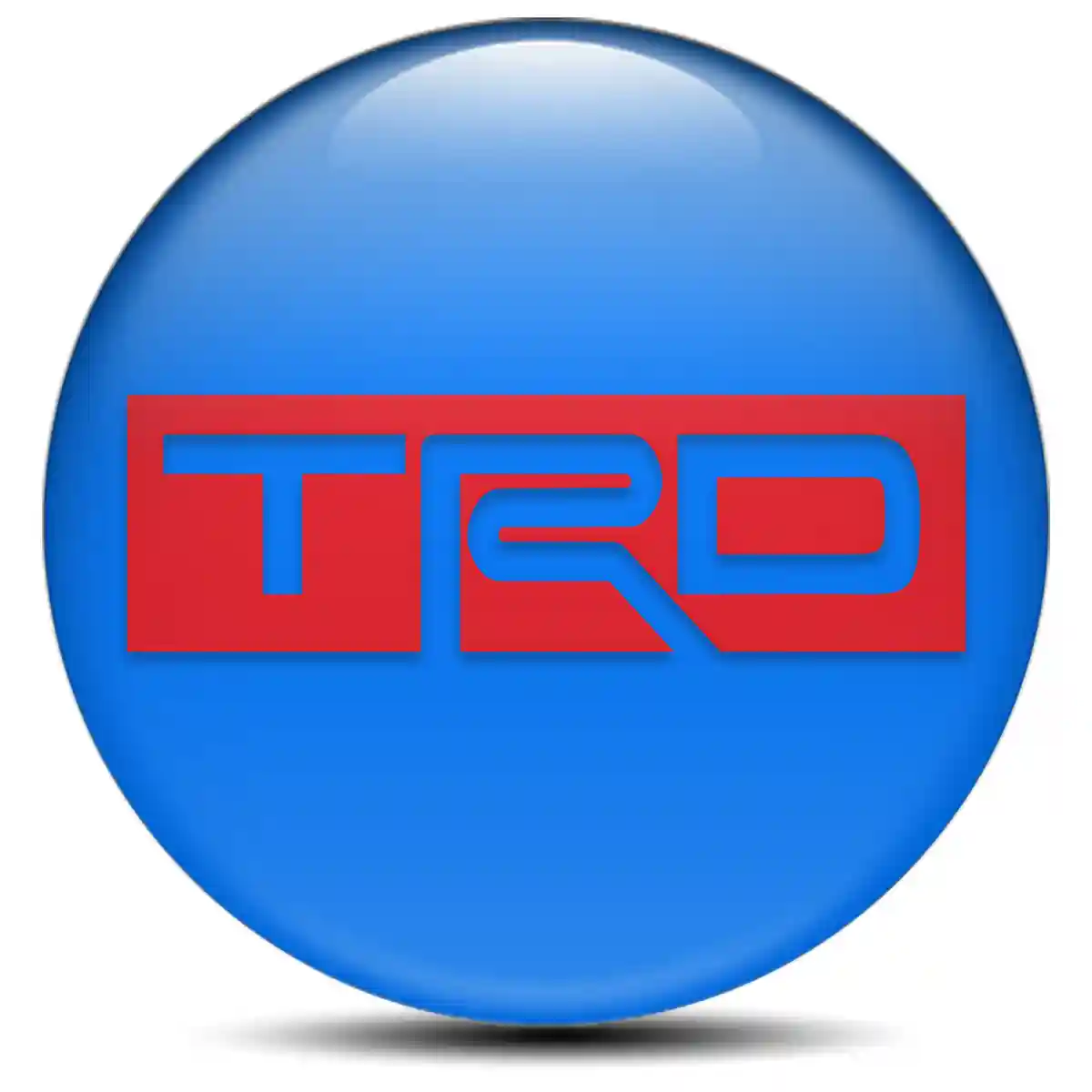 Toyota TRD Silicone Sticker Tuning Car